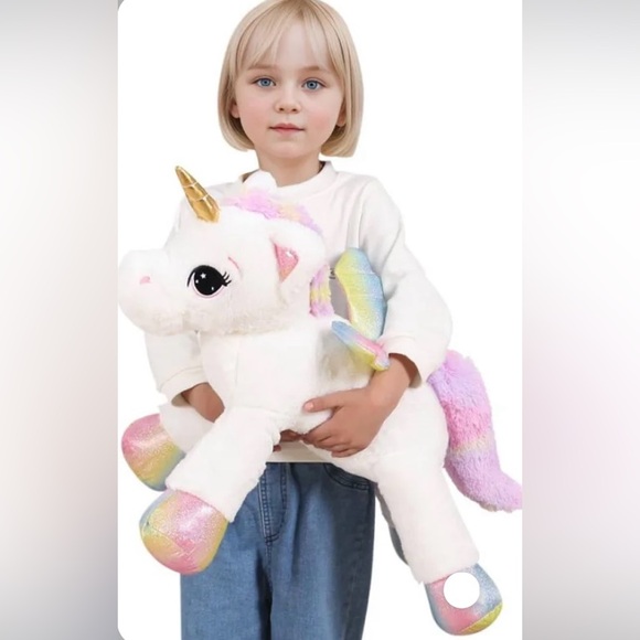 🦄 HugFun 24” Adorable Unicorn you can hug and cuddle with! - Picture 5 of 13